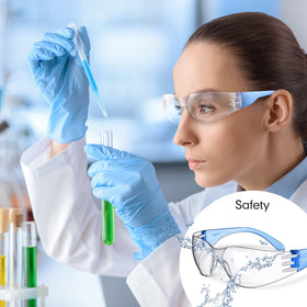 Yunsailing safety glasses suited for indoor outdoor tasks like construction and lab work.