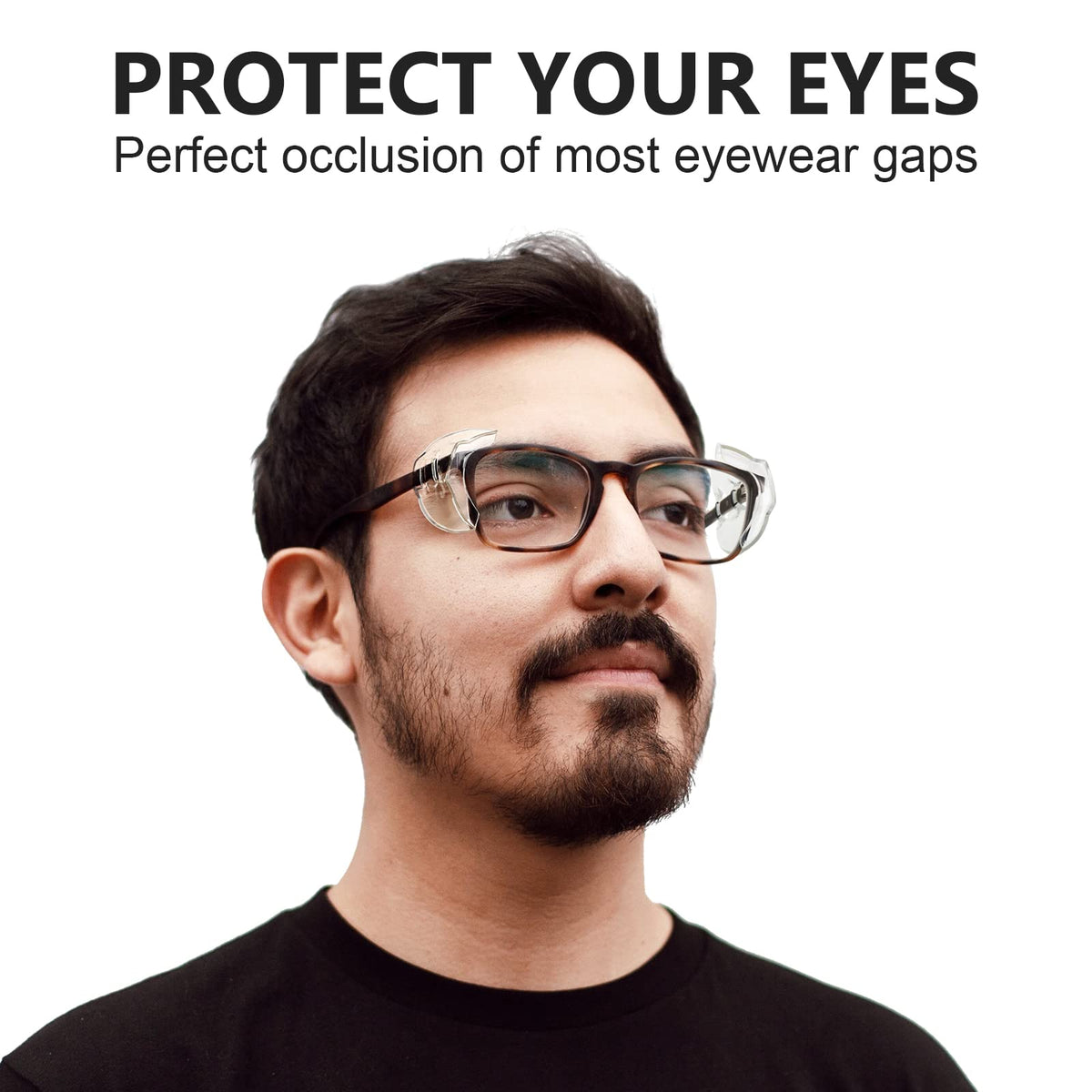 Universal fit for multiple eyeglasses, including small frames.