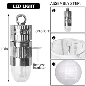 YUNXUAN lantern with LED inside for ambient lighting