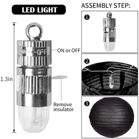 YUNXUAN mini LED lights set of 12 for lanterns