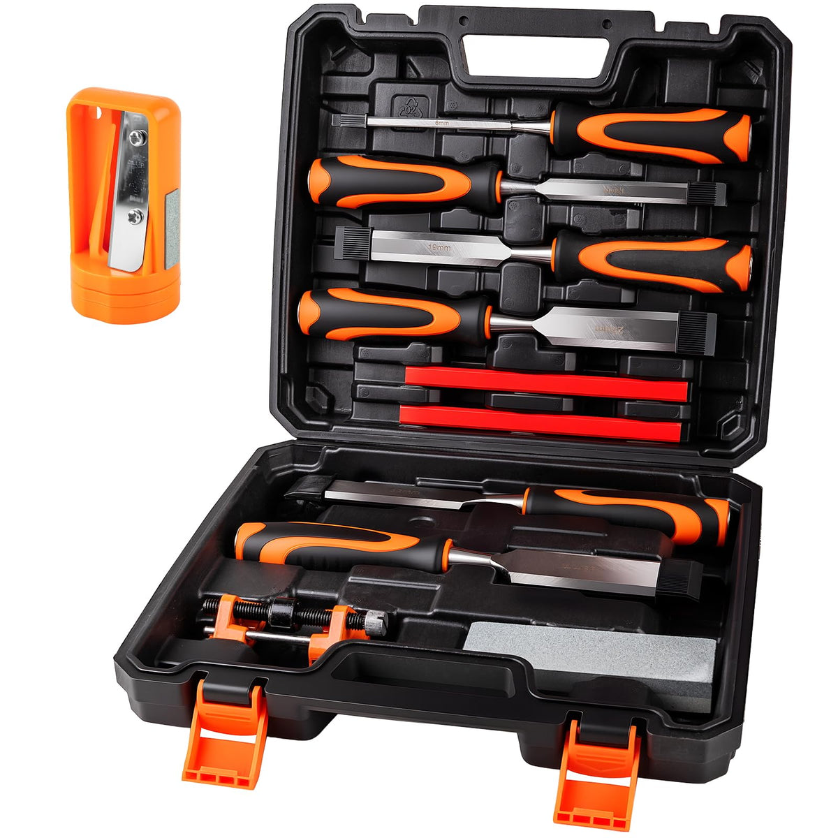 Yunziling wood chisel set case for organized storage and quick access