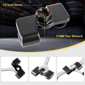 Yunziling wrench extender supports 21 mm hex drive for versatile use.