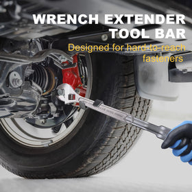 Yunziling wrench extender made from hardened steel for long lasting use.