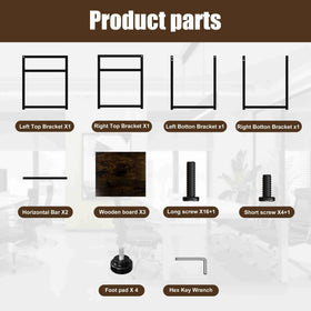 Yuoziyy plant-display shelf shows indoor decor versatility.