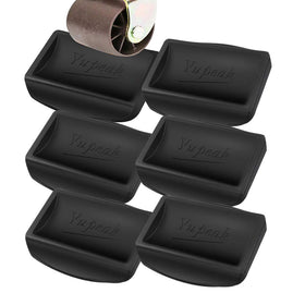 Yupeak bed stopper under wheels stabilizing heavy furniture on wooden floors