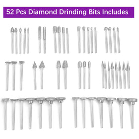 YURINWOO flat rectangular diamond burr for flat surfaces and material removal