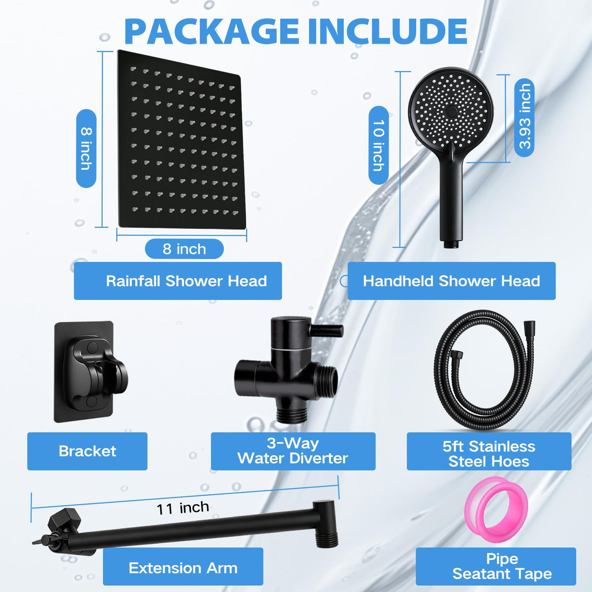 Yurnomy easy-install kit fits standard threads for quick setup.