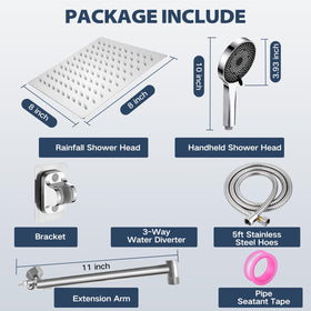 Yurnomy easy installation with standard fittings and hardware.