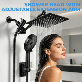 Yurnomy handheld spray attachment enables flexible cleaning and targeted rinses.