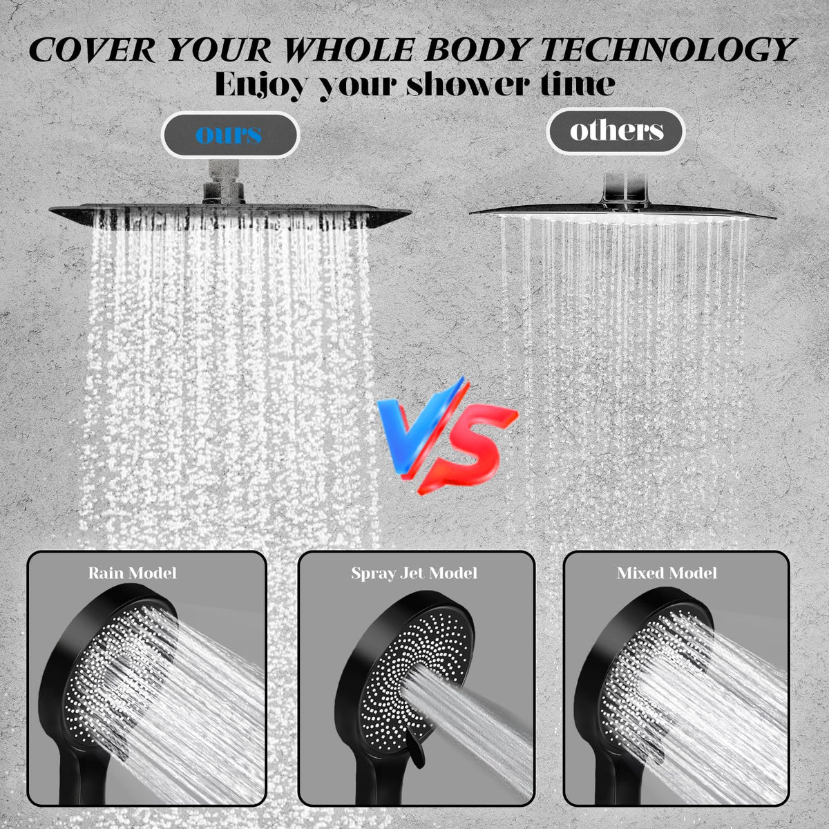 Yurnomy handheld spray for flexible rinsing and targeted cleaning.