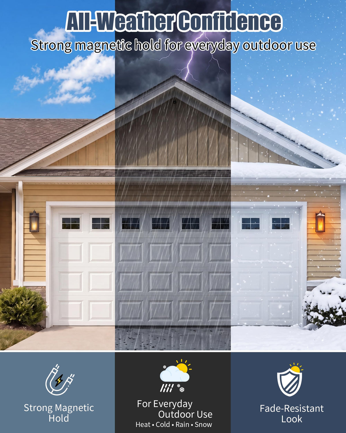 YURROAD curb-appeal boost shows upgraded garage aesthetics at a low cost.