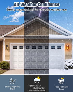 YURROAD curb-appeal boost shows upgraded garage aesthetics at a low cost.