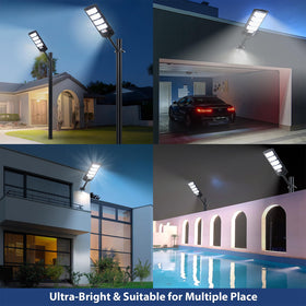 Yusist flood lights designed for parking lots, streets, and driveways