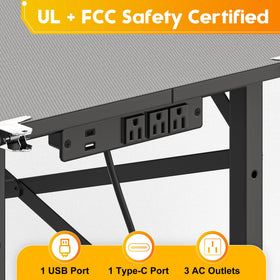 Yuyetuyo built-in power strip enabling convenient tool charging