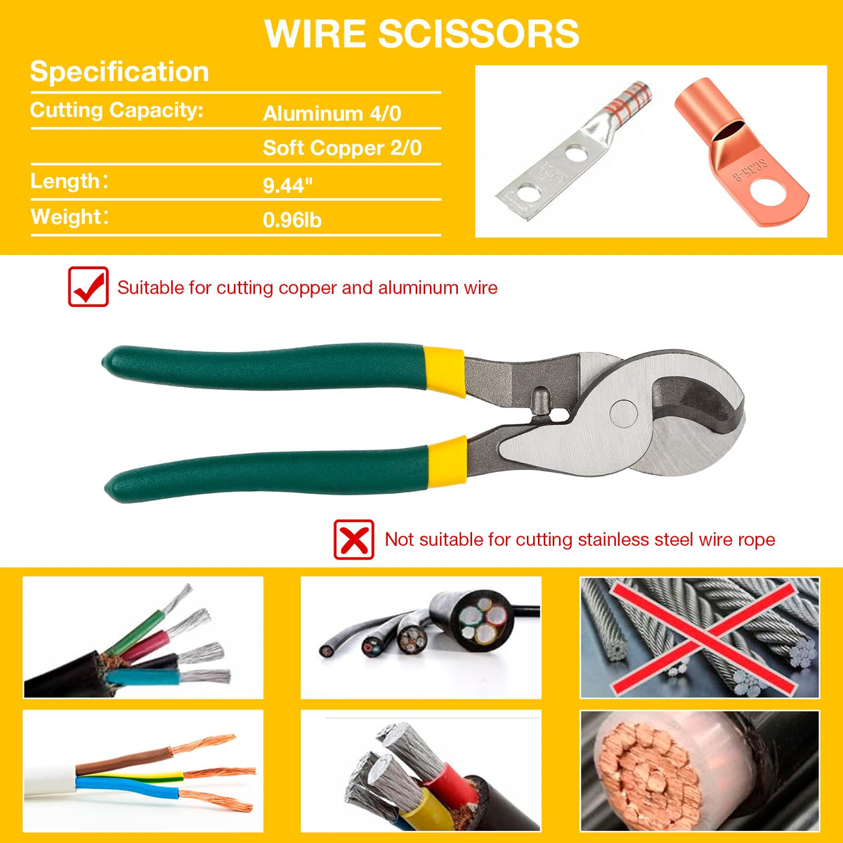 YUZES ergonomic, non-slip handle for secure grip
