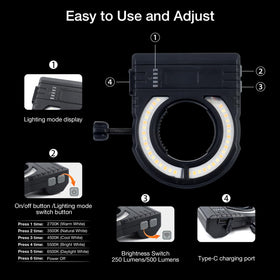 YUZES USB-C charger included for quick recharges between sessions