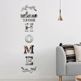 YUZUCMCM classroom wall decor uses a contemporary acrylic mirror vibe.