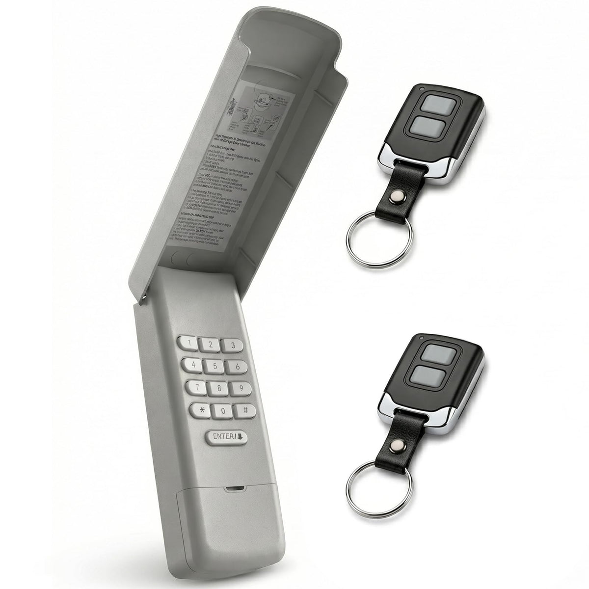Yvdzm universal keypad with backlit keys for easy nighttime entry.