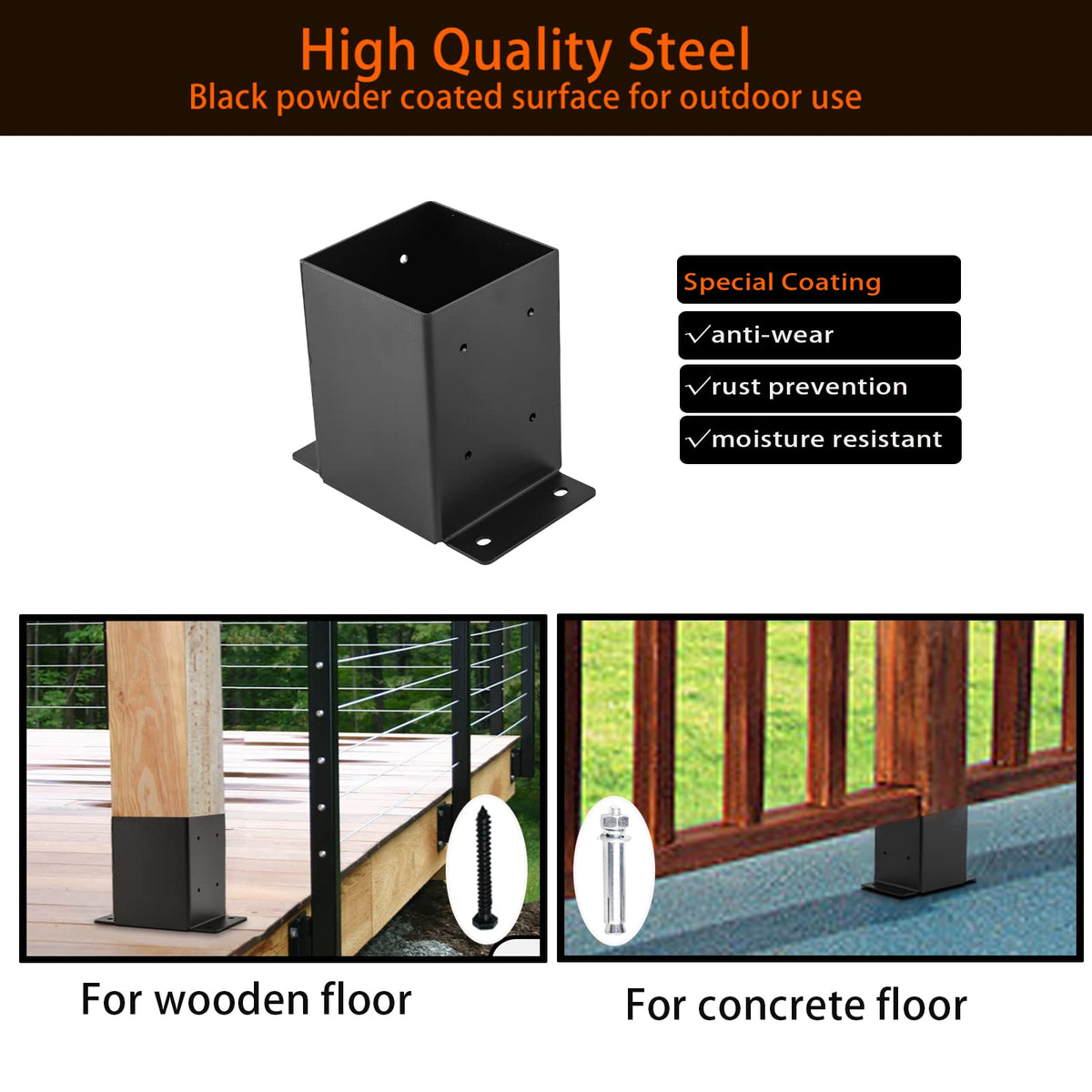 YVHFWOY installation kit and fasteners included for quick setup.