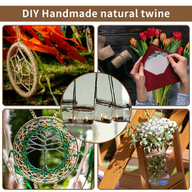YWEAUIV craft-decor wreath twine for woven accents and home projects.