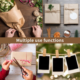 YWEAUIV gift-wrapping jute twine adds rustic charm and secure ties.