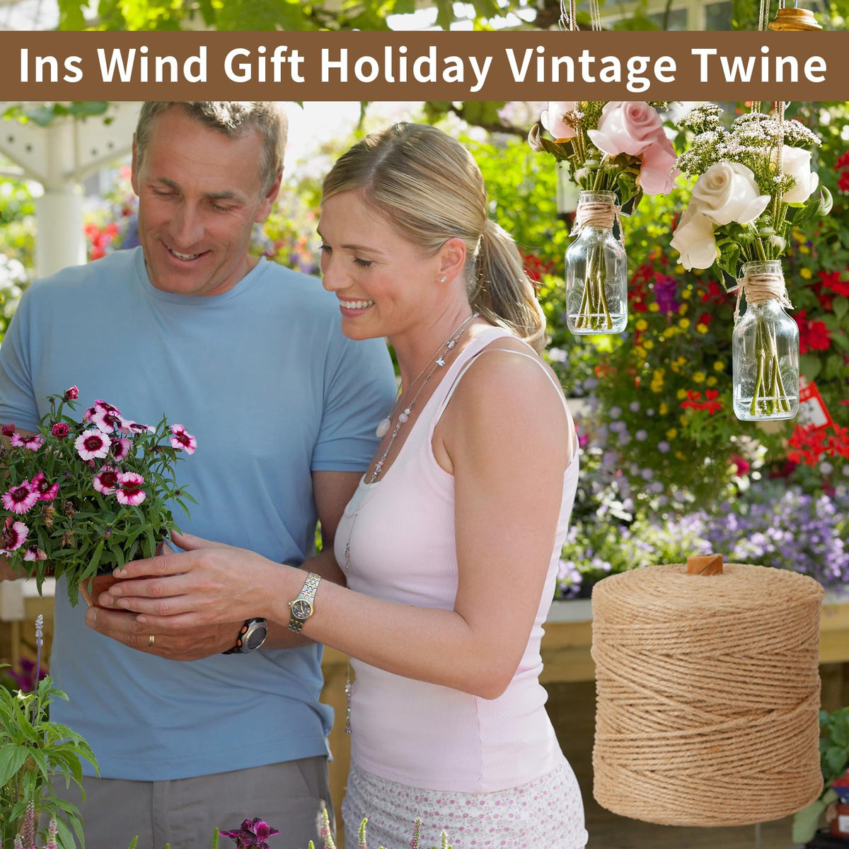 YWEAUIV packaging heavy-duty twine reduces shedding during shipments.