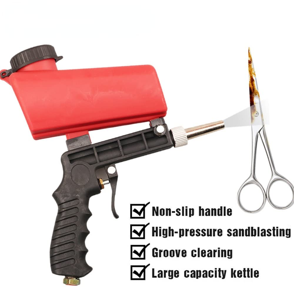 YWHWLX air regulator provides consistent blasting pressure for reliable results.