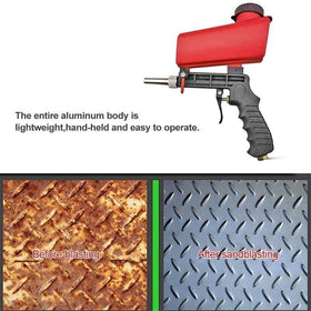 YWHWLX aluminum body keeps weight low for extended handheld use.