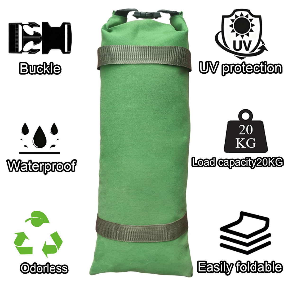 Ywkdnf thickened canvas sandbags demonstrate sturdy, leak-resistant containment