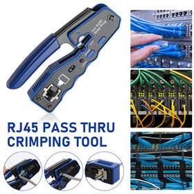 YWNEGWE pass-through connectors 20-pack ready for quick terminations