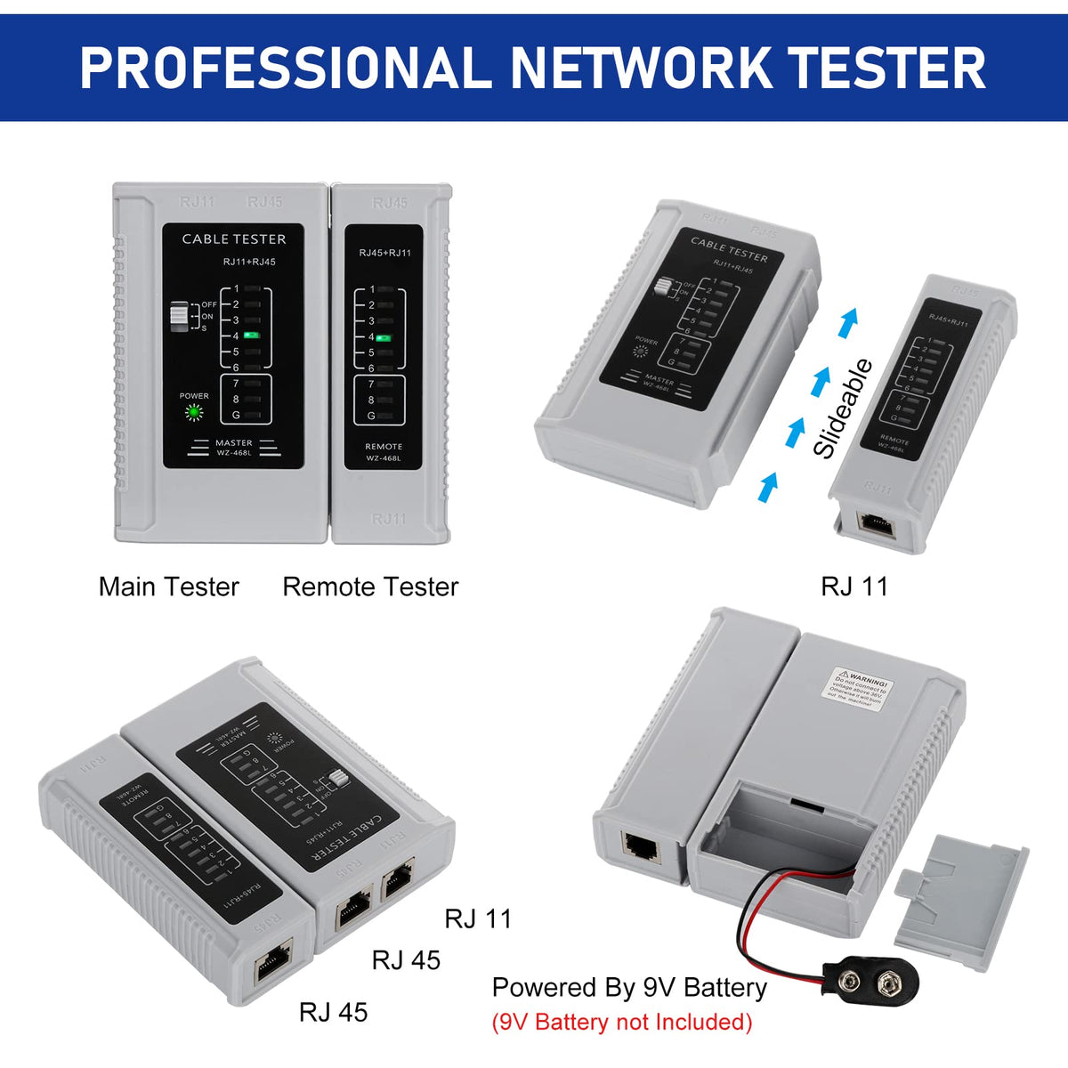 YWNEGWE tool in use crimping Cat6A for professional setups