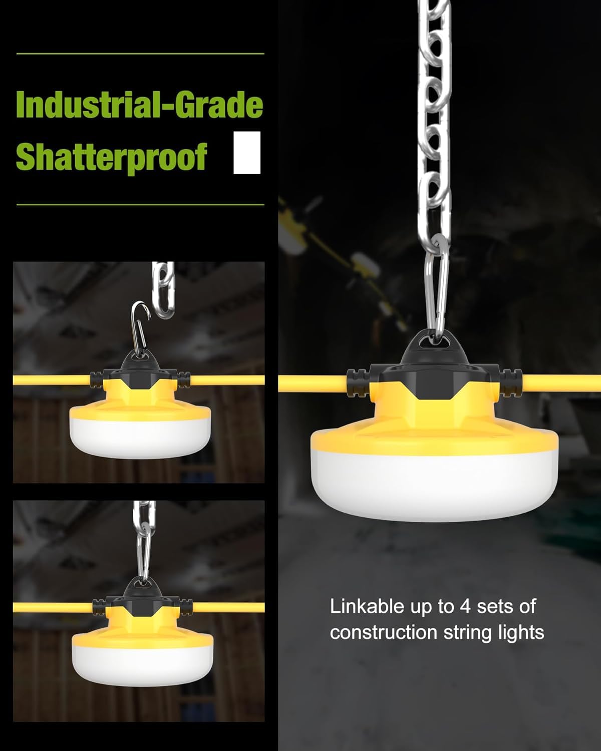 YXL 130W uses 18AWG wiring for safe, reliable connections