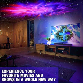YXQUA Astronaut Star Projector, 360-degree head enabling versatile ceiling or wall projection.