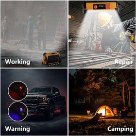 YXQUA Four-mode lighting adapts to work, night, or signaling needs.