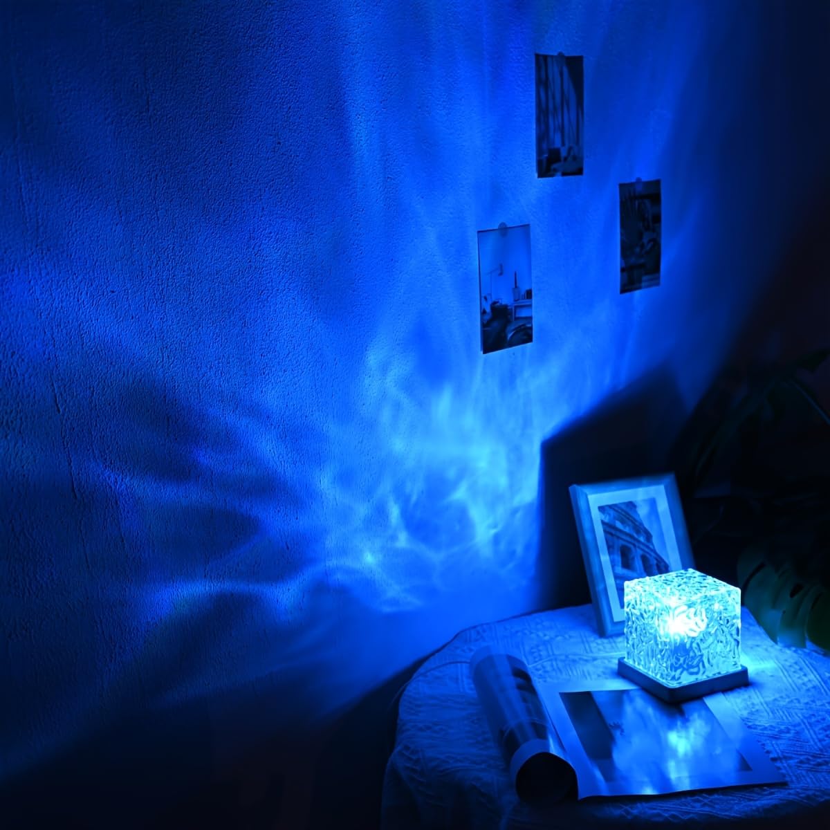 YXQUA Sleep-aid projector provides flicker-free, gentle illumination for peaceful nights