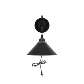 YXTH plug-in bedside sconce ideal for easy, tool-free setup.