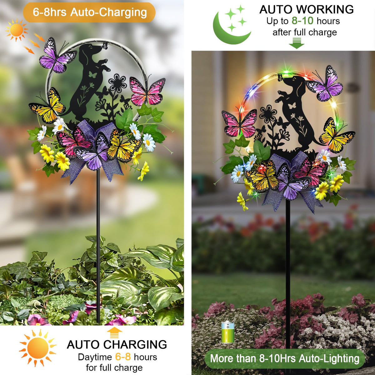 YY Gardenia outdoor solar decor brightens yards and patios with an eco friendly glow.