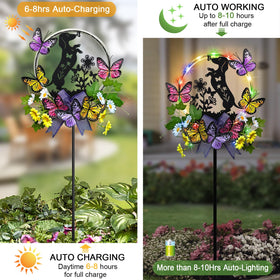 YY Gardenia outdoor solar decor brightens yards and patios with an eco friendly glow.