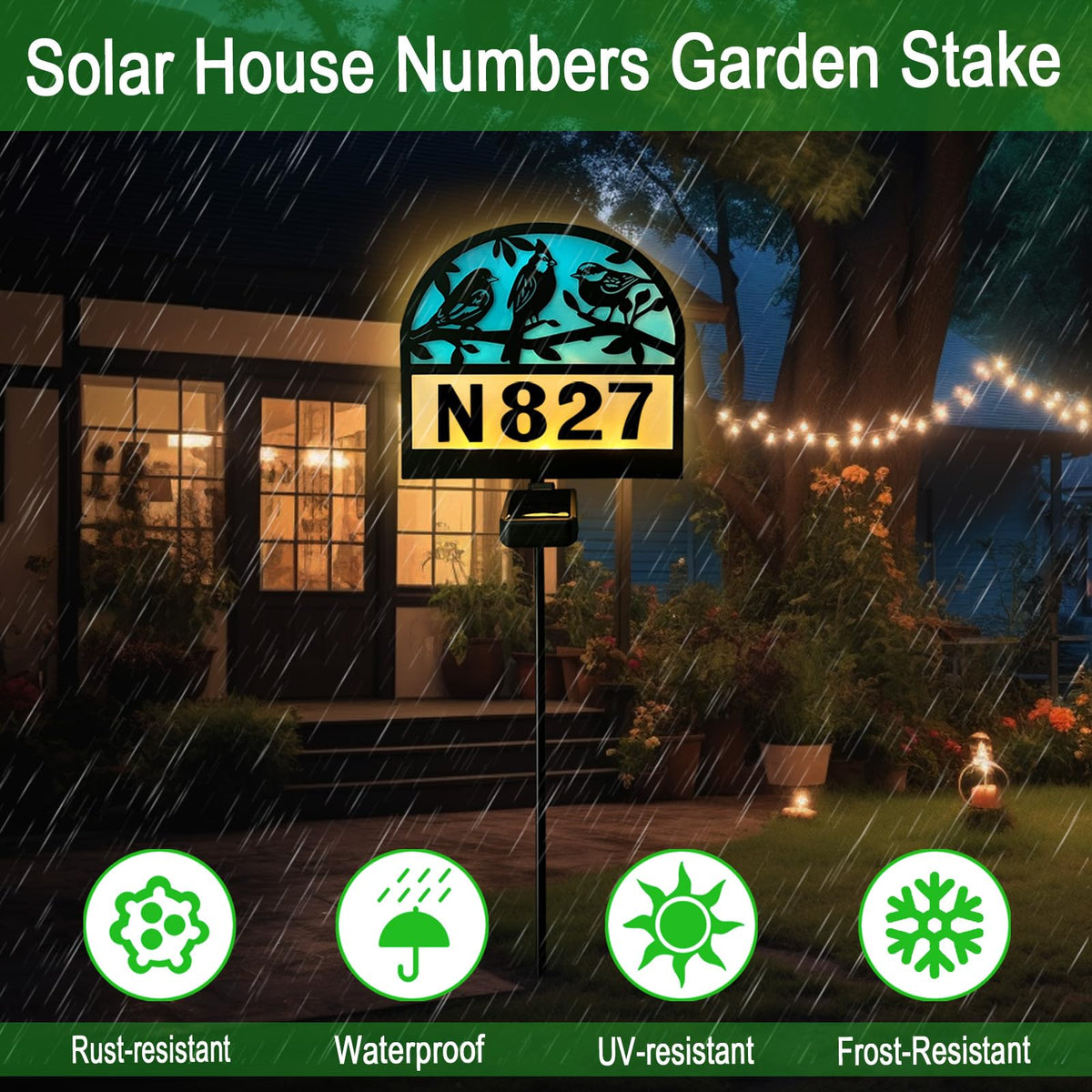 YY Gardenia solar-powered yard light for easy outdoor illumination