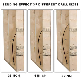 YY-LC 54-inch flexible drill bit extends along long walls to reach hidden studs