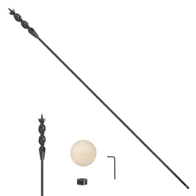 YY-LC flexible drill bit with guide ball kit used to pull wires through a wall safely