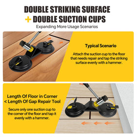 YYDENTOOL 260-lb suction cup provides a secure grip during the repair process.