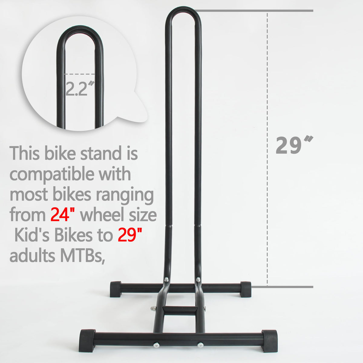 YYDS Bike Stand packaging with simple assembly instructions