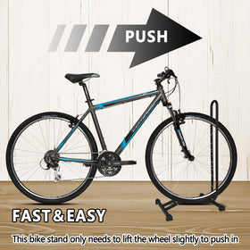 YYDS Bike Stand with four rubber feet protecting floor surfaces