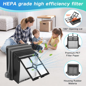 YYDSLEE Version 1 microfiber components trap spills for thorough pickup.