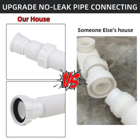 YYinno slip-joint drain connection enables quick, tool-free installation.