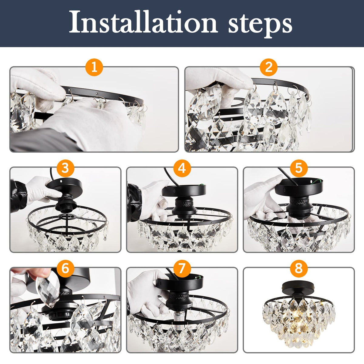 YYJLX crystal string design adds elegance to entryways and hallways