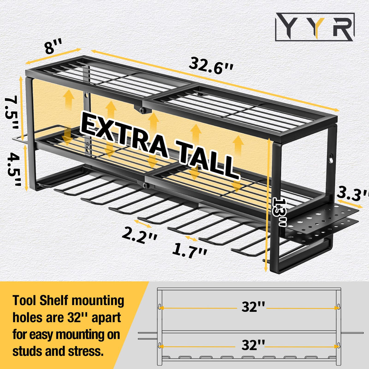 YYR cordless drill hanger presents quick access to your drill