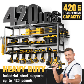 YYR heavy-duty steel construction ensures long-lasting garage storage.
