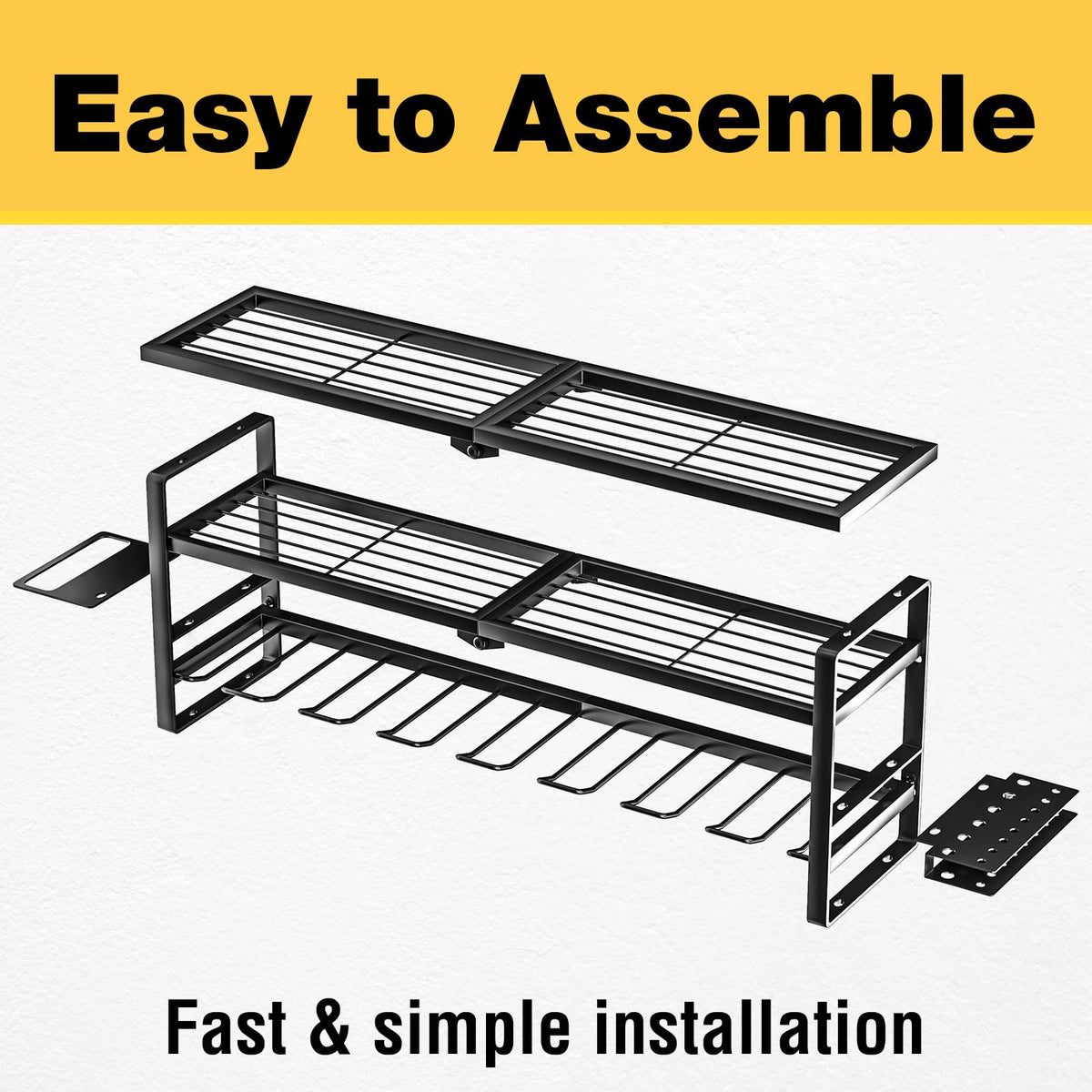 YYR heavy-duty rack enhances visibility and access to tools